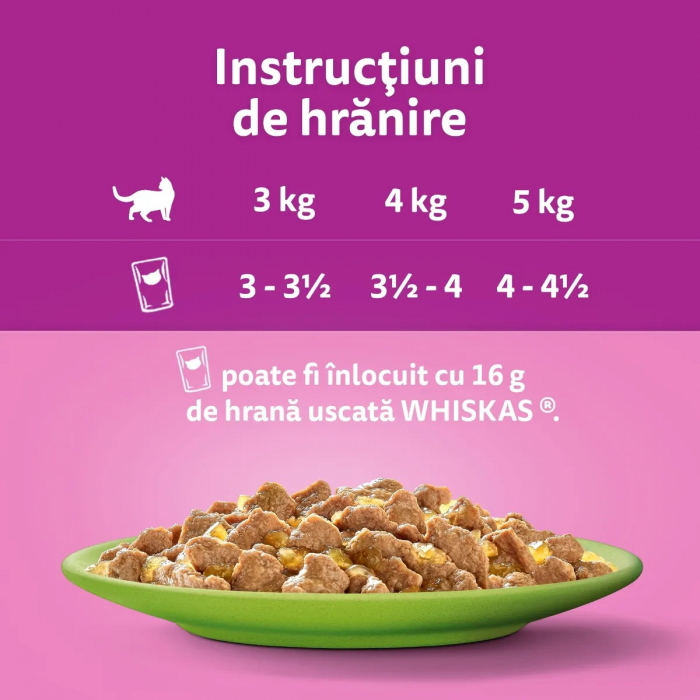 Hrana Umeda Pisici WHISKAS Selectii Mixte in Aspic 40x85g [4]