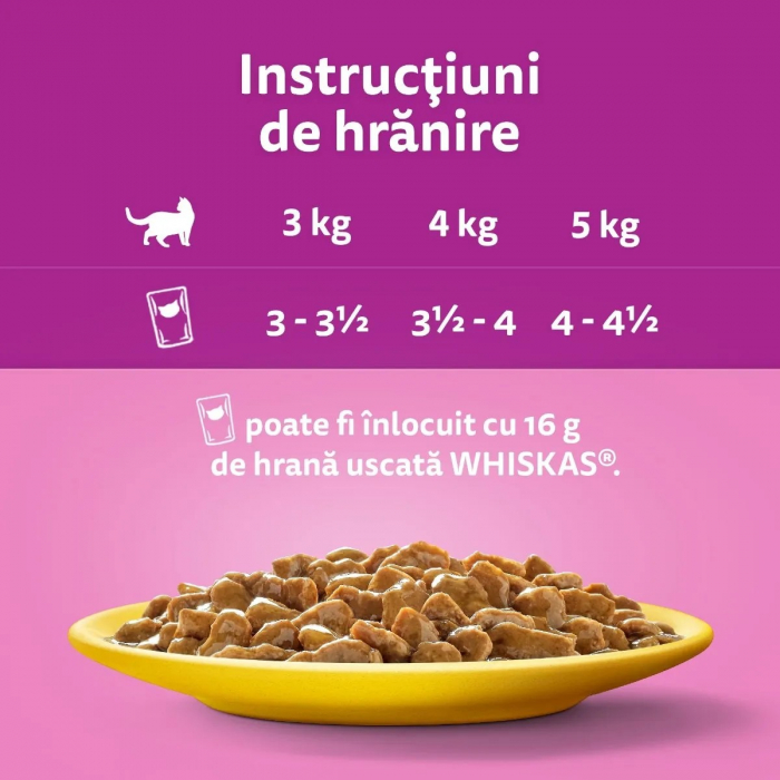 Hrana Umeda Pisici WHISKAS Selectii Pasare in Sos 12x85g [5]