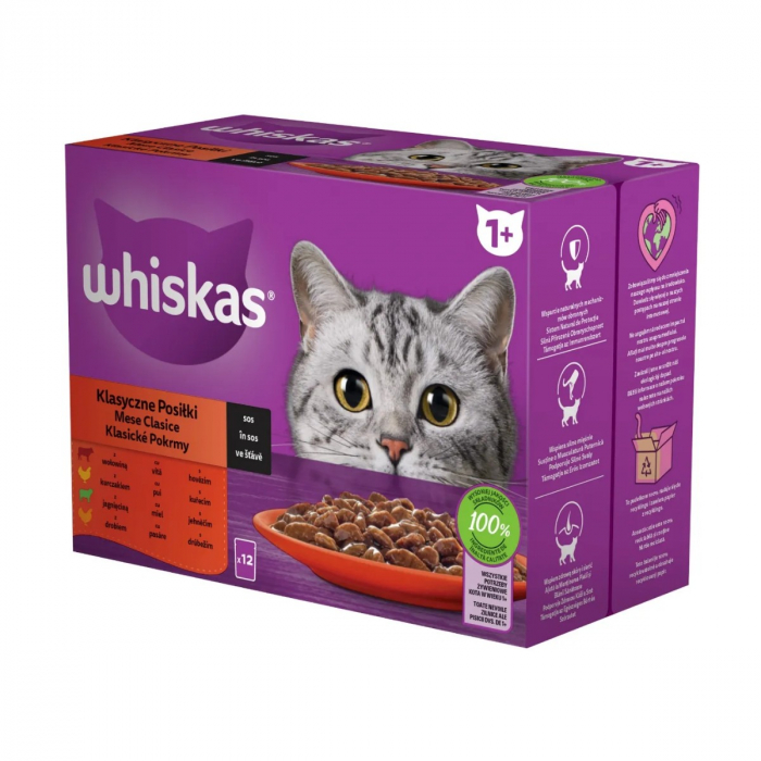 Hrana Umeda Pisici WHISKAS Selectii Clasice 12x85g [3]