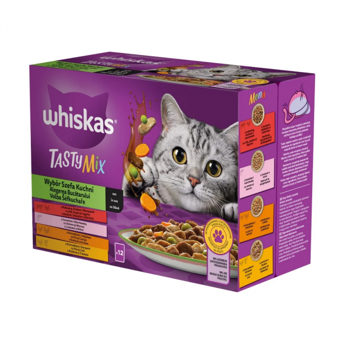 Hrana Umeda Pisici WHISKAS Tasty Mix 12x85g [3]