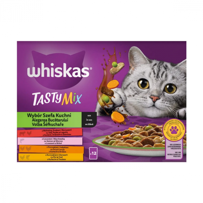 Hrana Umeda Pisici WHISKAS Tasty Mix 12x85g [2]