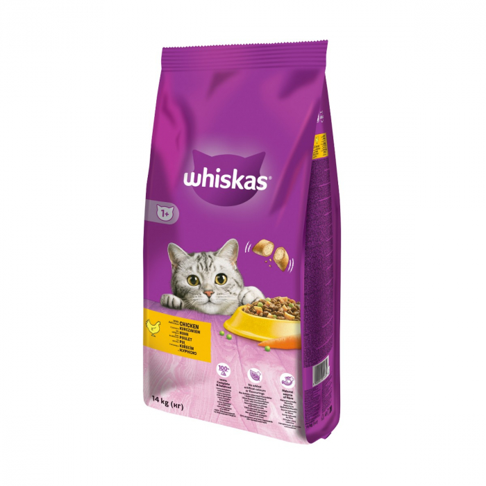 Hrana Uscata Pisici WHISKAS Adult Pui si Ficat 14kg [2]