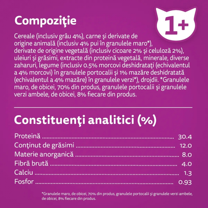Hrana Uscata Pisici WHISKAS Adult Sterilizat Pui 1,4kg [4]