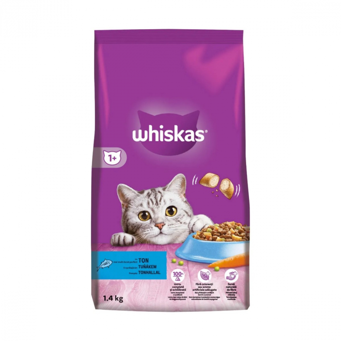 Hrana Uscata Pisici WHISKAS Adult Ton si Ficat 1,4kg [3]
