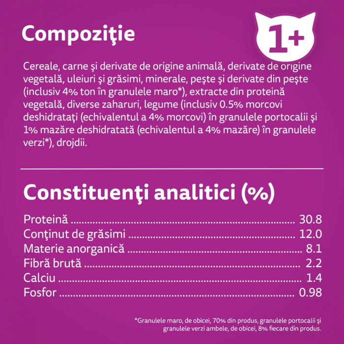 Hrana Uscata Pisici WHISKAS Adult Ton si Ficat 14kg [4]