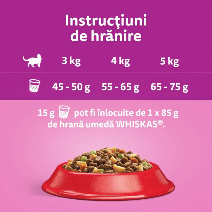 Hrana Uscata Pisici WHISKAS Adult Vita si Ficat 1,4kg [6]