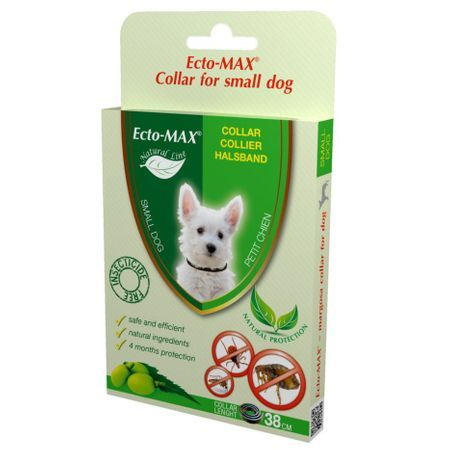 Zgarda antiparazitara Ecto-MAX Bio Dog S, 38 CM