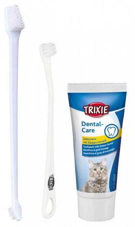 Set TRXIE Periuta si Crema Dinti Pisici – DELISTAT [0]