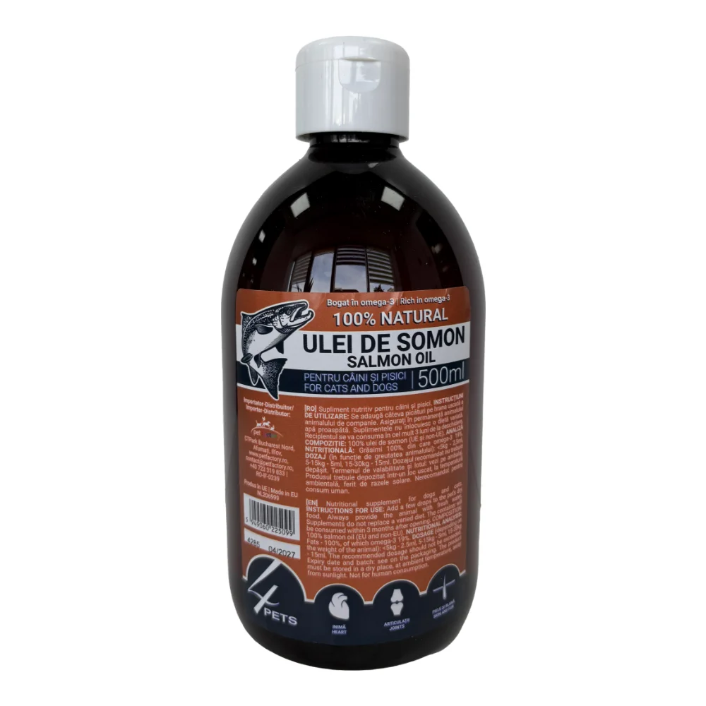 4PETS Ulei Somon 500ml [1]