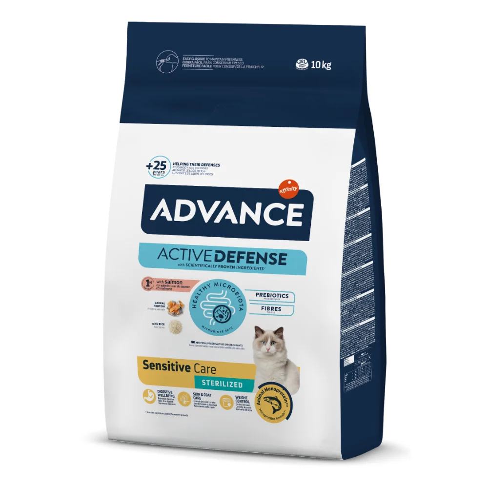 Pisică Adult - Hrana Uscata Pisici ADVANCE Sensitive Sterilized 10kg