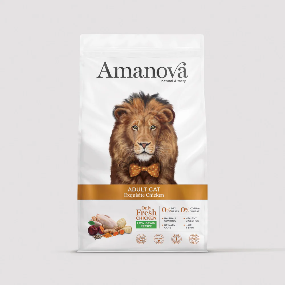 Pisică Adult - Hrană Uscată Pisică Adult, AMANOVA, Hipoalergenic, Pui, 6kg