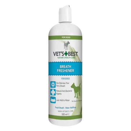 Igienă Câini - Apa de Gura VET'S BEST Improspatarea Respiratiei 500ml