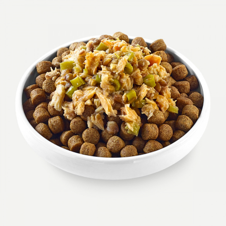 Applaws Plic cu Peste Alb, Somon si Vegetale in Sos, Hrana Umeda Caine 85g [1]
