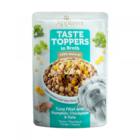 Câini - Applaws Plic cu Ton si Vegetale in Supa, Hrana Umeda Caine 85g