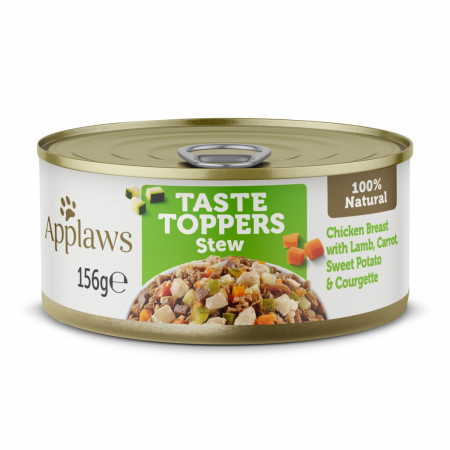 Applaws Toppers cu Pui, Miel si Vegetale, Hrana Umeda Caine 156g
