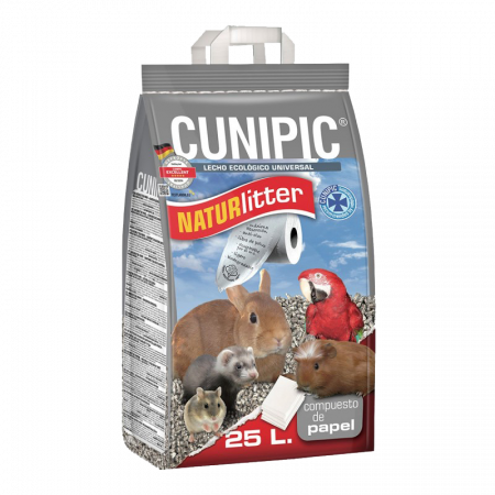 Așternut Igienic Păsări - Asternut Hartie CUNIPIC Naturlitter 25L