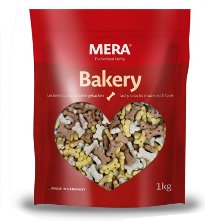 Câini - Recompense pentru Câine Junior, MERA Bakery, Oase, Miel și Orez, 1kg