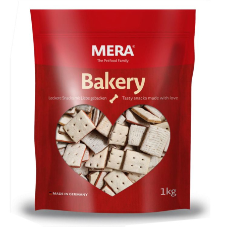 Câini - Recompense pentru Câine Adult, MERA Bakery, Sandwich, Pui, Vită și Pește, 1kg
