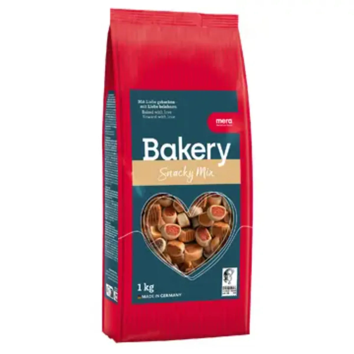 Câini - Recompense pentru Câine Adult, MERA Bakery, Snacky Mix, Biscuiți, Pește și Carne, 1kg