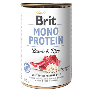 Câini - Hrana Umeda Caini BRIT Mono Protein Miel si Orez 400g