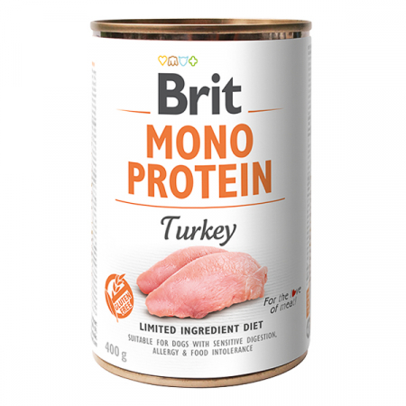 Hrana Umeda Caini BRIT Mono Protein Curcan 400g [0]