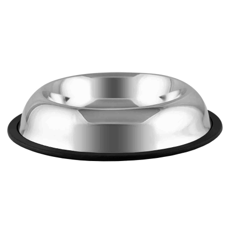 Câini - Castron Antiderapant, 4DOG, Inox, 0.71L, 16.5cm