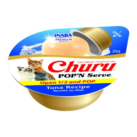 Recompense pentru Pisică Adult, CHURU Pop'n Serve, Ton, 2x35g [1]