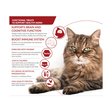 Recompense Cremoase Pisică Senior, CHURU 10+, Ton, 4x14g [2]