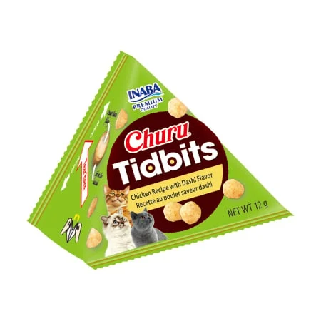 Recompense Pisică Adult, CHURU Tidbits, Pui și Dashi, 3x12g [1]