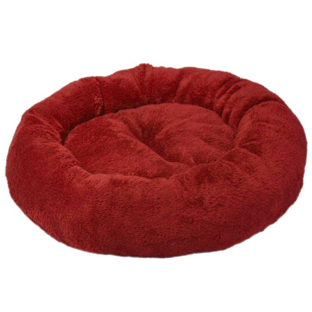 Câini - Culcus 4DOG Deluxe Rotund Plush S 52x9CM Rosu