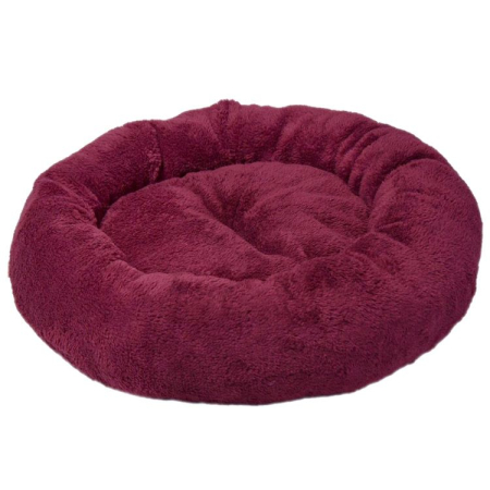 Câini - Culcus 4DOG Deluxe Rotund Plush S 52x9CM Visiniu