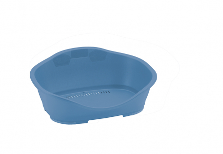 Câini - STEFANPLAST Culcuș Plastic, Sleeper 3, Nordic Sky, 80.5x55x32 cm