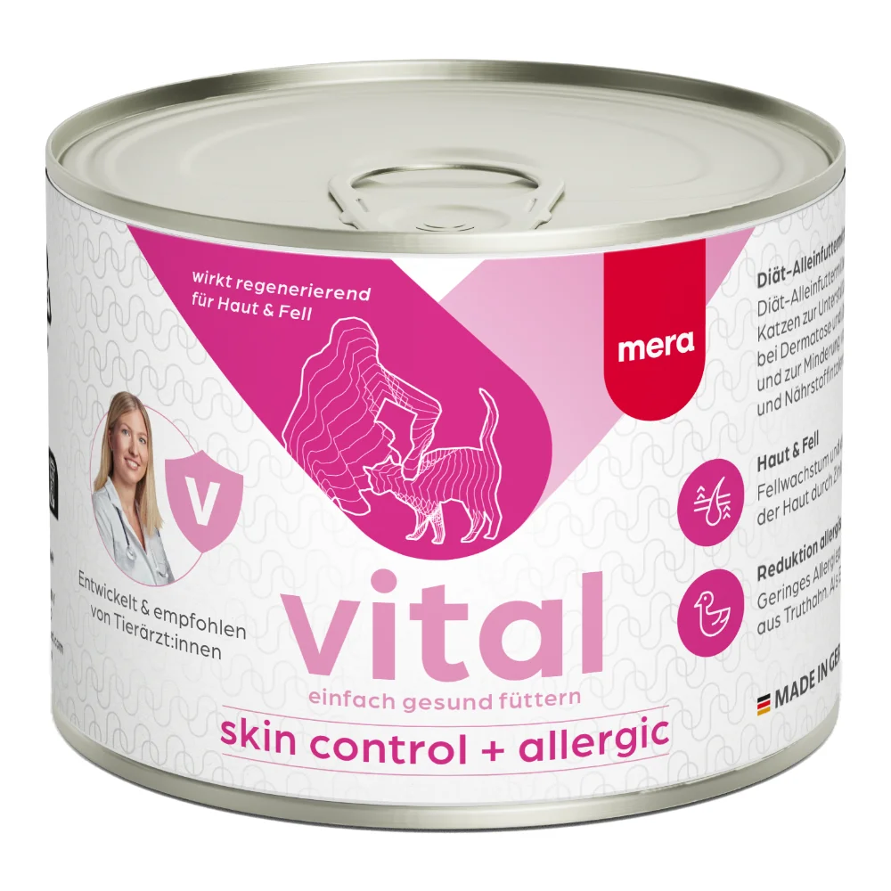 Umedă - Dieta Veterinara Pisici MERA VITAL Skin Control 200g