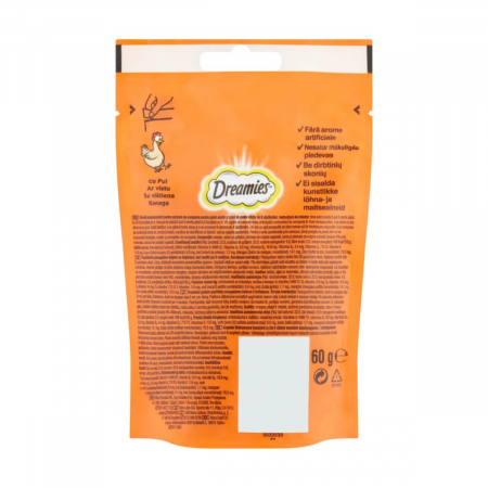 Recompense Pisici DREAMIES Pui 60g [2]