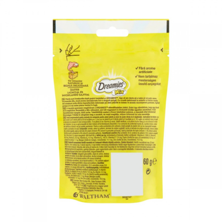 Recompense Pisici DREAMIES Mix Somon si Branza 60g [1]