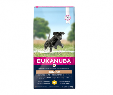 Hrana uscata Caini EUKANUBA Junior Large Breed Chicken 15kg – DELISTAT [1]