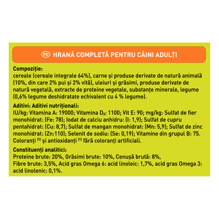 Hrană Uscată Câine Adult, FRISKIES Balance, Pui și Cereale, 10+5kg [3]