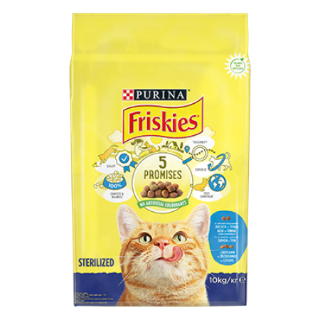 Pisică Adult - FRISKIES CAT ADULT STERILISED 10KG