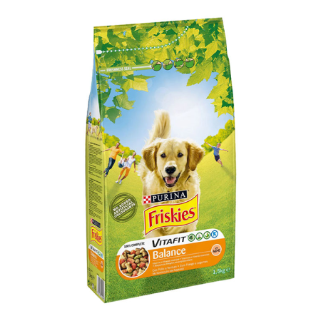 Câini - FRISKIES DOG BALANCE PUI SI LEGUME 15KG