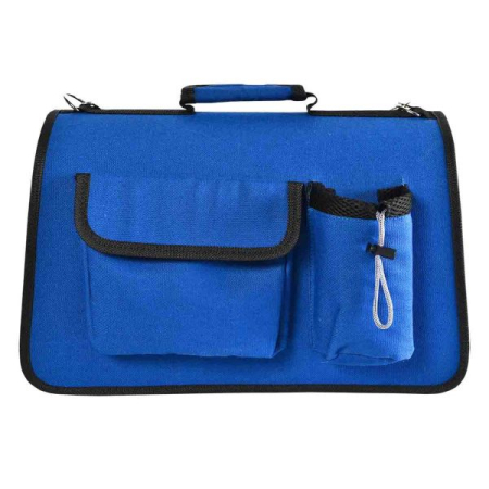 Câini - Geanta transport 4DOG DELUXE Albastra 50*30*24cm