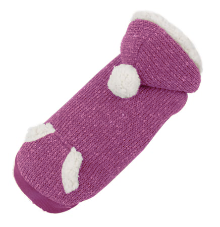 Câini - Haină pentru Câine, 4DOG DELUXE, Capuccino Roz, 40 cm