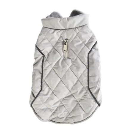 Câini - 4DOG DELUXE Haină pentru Câine, Charm Gri, 30 cm