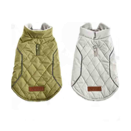 Câini - Hainuta caini 4DOG DELUXE Charm Verde 40 cm