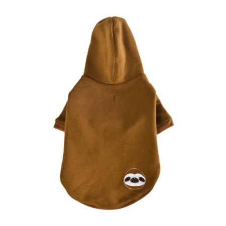 Câini - 4DOG DELUXE Haină pentru Câine, Hoodie Maro, 35 cm