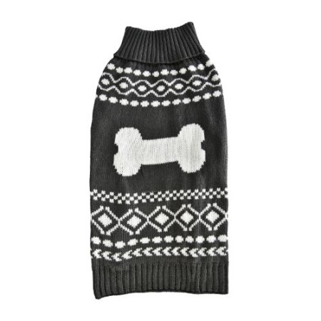 Câini - 4DOG DELUXE Haină pentru Câine, Jumper Gri, 35 cm