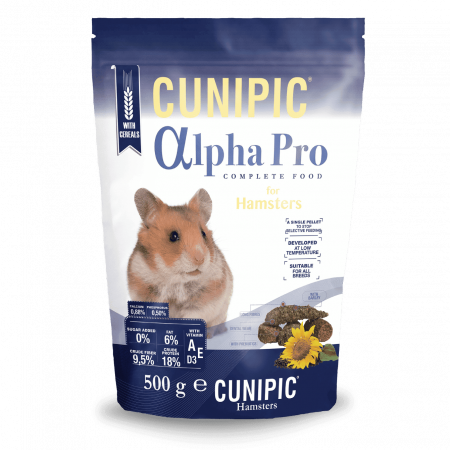 Rozătoare - Hrana Hamsteri CUNIPIC Alpha Pro 500g