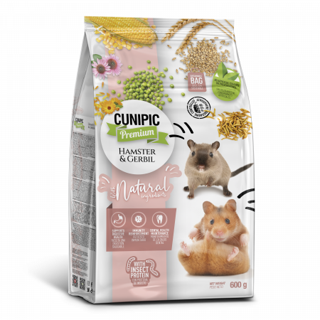 Rozătoare - Hrana Hamster/Gerbil CUNIPIC 600g