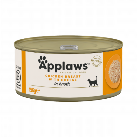 Pisică Adult - Applaws cu Piept Pui si Branza, Hrana Umeda Caine 156g