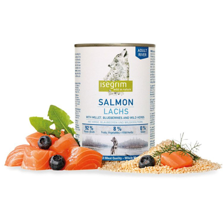 Câini - Hrana Umeda Caini ISEGRIM Adult Somon 400g