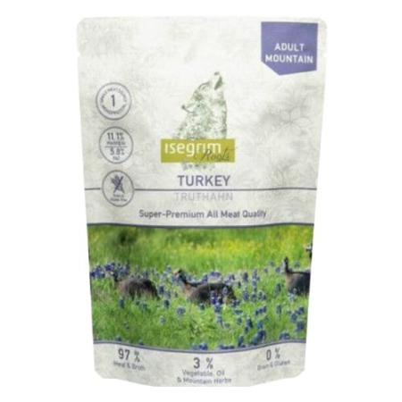 Câini - Hrana Umeda Caini ISEGRIM Monoprotein Adult Curcan 410g